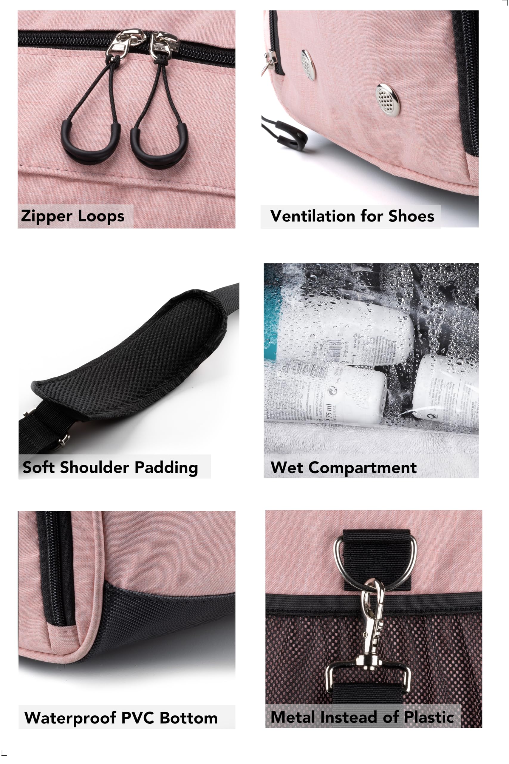 Fitgriff® Gym Bag with Shoe & Wet Compartment