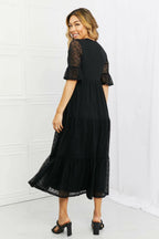 P & Rose Lovely Lace Full Size Tiered Dress - Dresses by Trendsi | Available at Handbags Specialist Headquarter