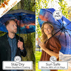 TUMELLA Elite Windproof Travel Umbrella -  by Handbags Specialist Headquarter | Available at Handbags Specialist Headquarter