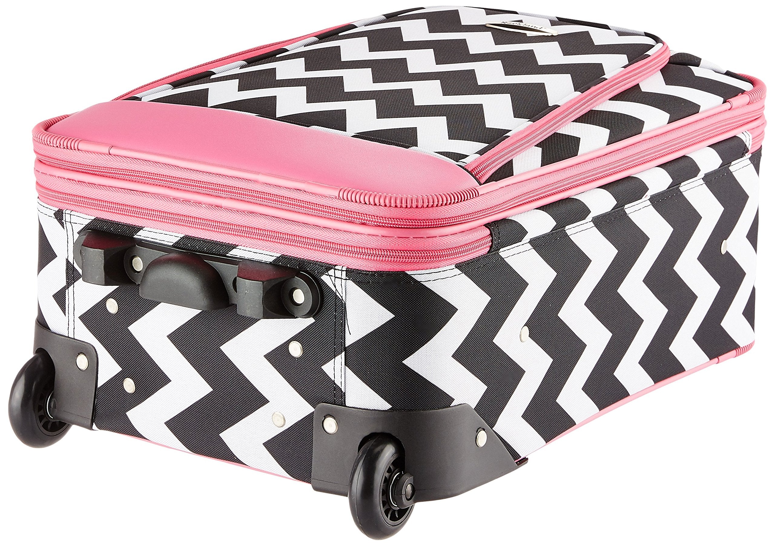 Rockland Expandable Dot Luggage Set - 2 Piece -  by Handbags Specialist Headquarter | Available at Handbags Specialist Headquarter