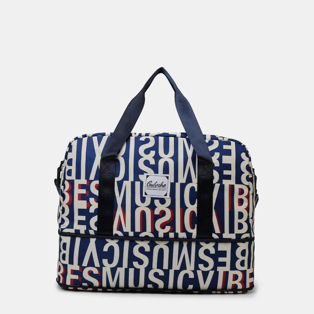 Oxford Cloth Printed Travel Bag - travel-bag by Trendsi | Available at Handbags Specialist Headquarter