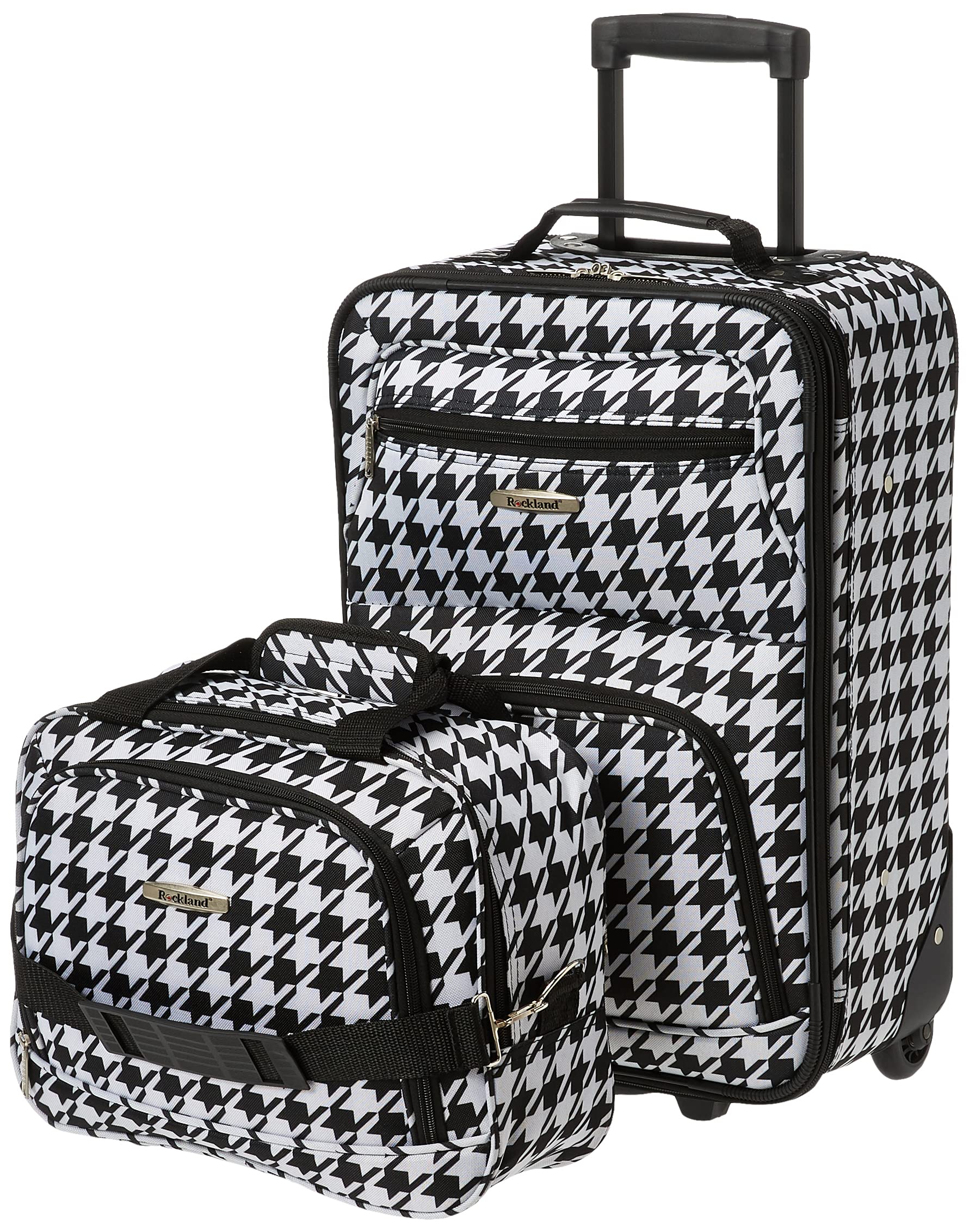 Rockland Expandable Dot Luggage Set - 2 Piece -  by Handbags Specialist Headquarter | Available at Handbags Specialist Headquarter