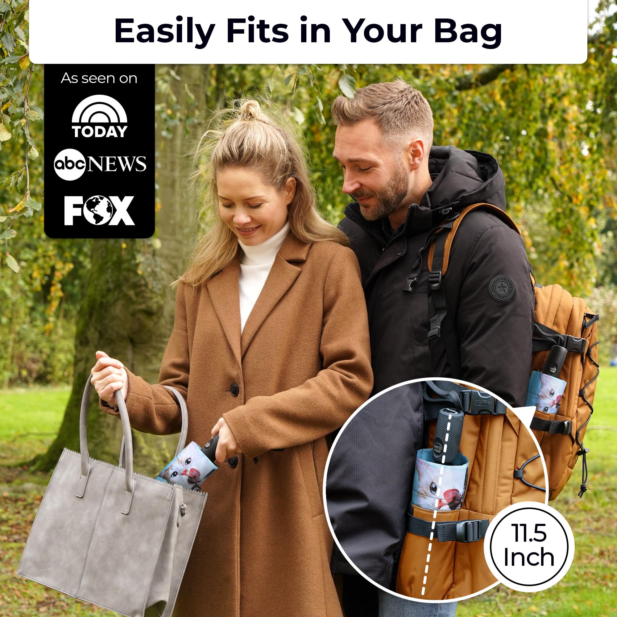 TUMELLA Elite Windproof Travel Umbrella -  by Handbags Specialist Headquarter | Available at Handbags Specialist Headquarter