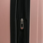Rose Gold Hardside Luggage Set - 4-Piece Travel Kit -  by Handbags Specialist Headquarter | Available at Handbags Specialist Headquarter