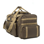 K-Cliffs Heavy Duty Tactical Range Duffel Quality Gear Travel Sports Gym Equipment Bag Military Molle Lockable Zippers with US Flag Patch 27 Inch Black – ##variant## 