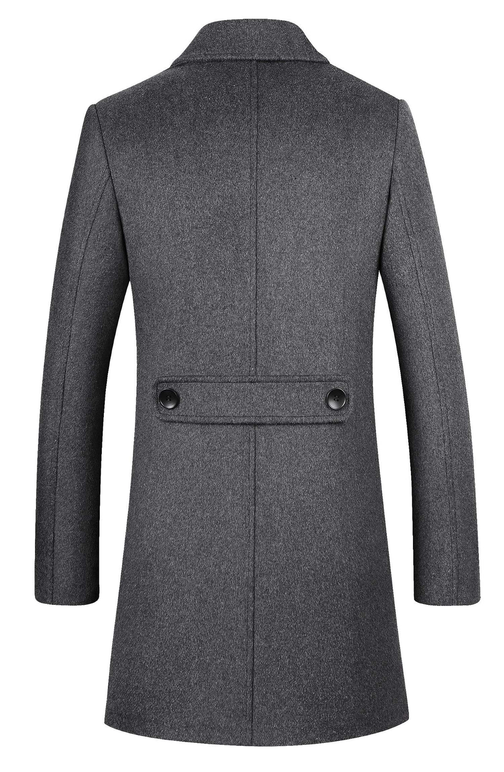 Men's Premium Wool Blend Double Breasted Coat