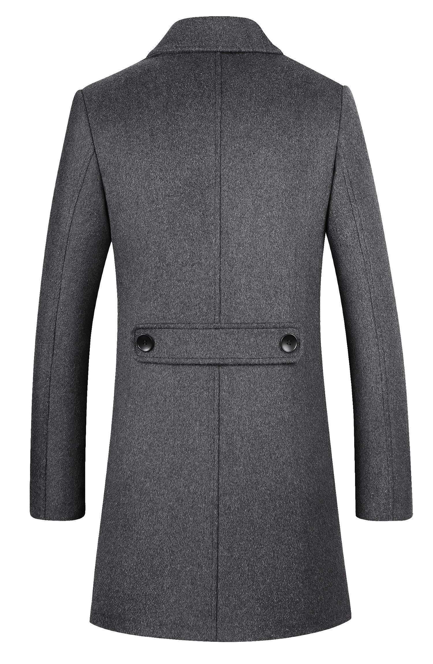 Men's Premium Wool Blend Double Breasted Coat