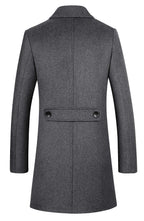 Men's Premium Wool Blend Double Breasted Coat