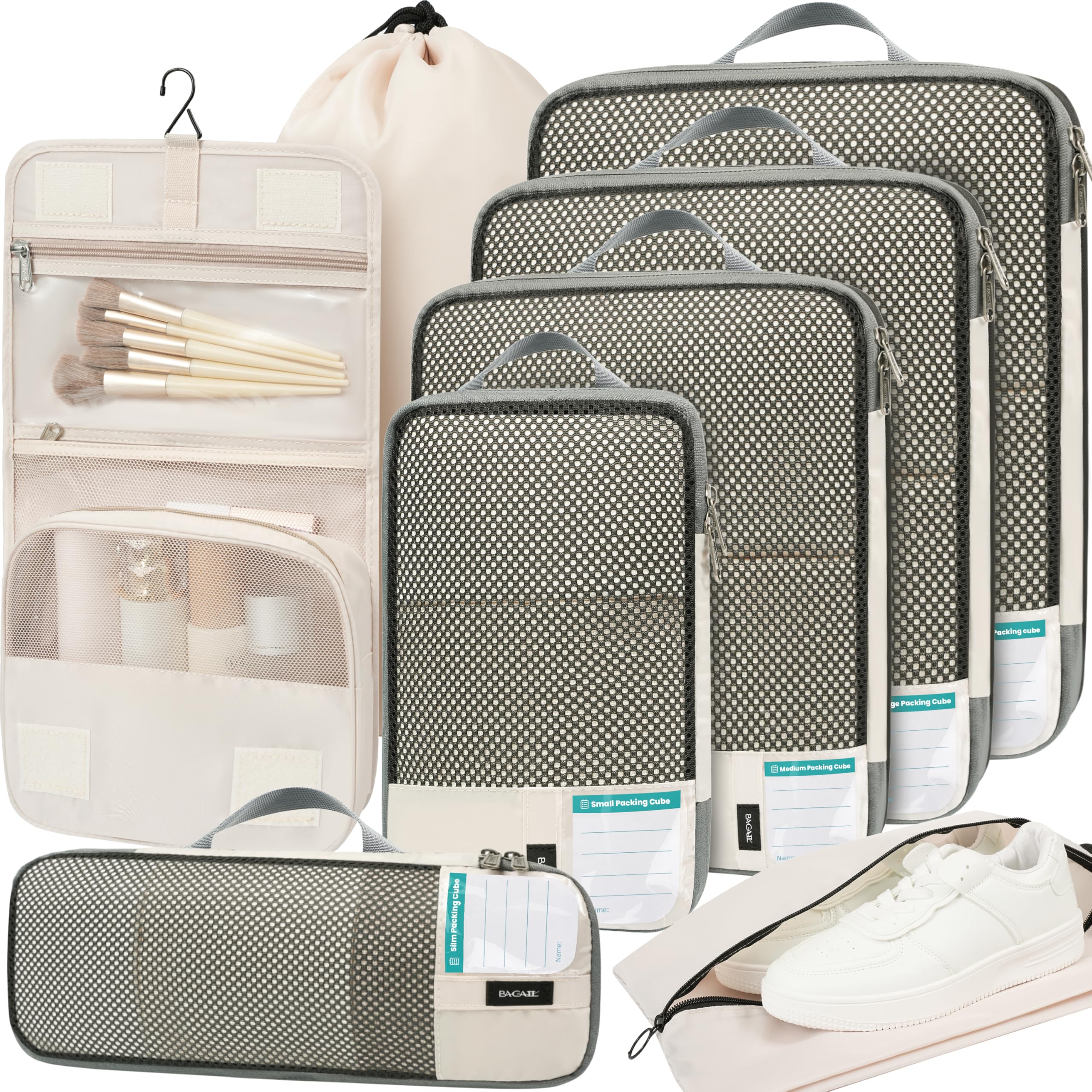 BAGAIL Expandable Travel Compression Cubes Set -  by Handbags Specialist Headquarter | Available at Handbags Specialist Headquarter