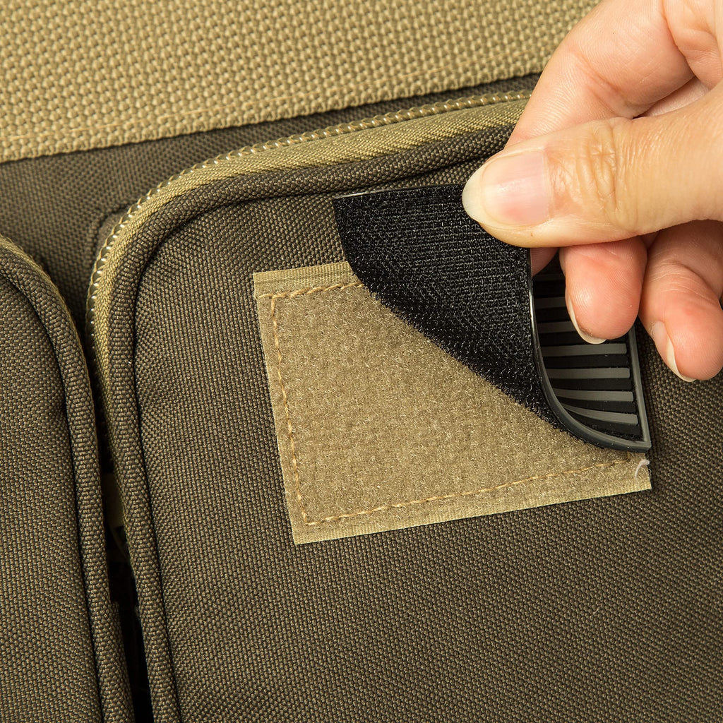 K-Cliffs Heavy Duty Tactical Range Duffel Quality Gear Travel Sports Gym Equipment Bag Military Molle Lockable Zippers with US Flag Patch 27 Inch Black – ##variant## 