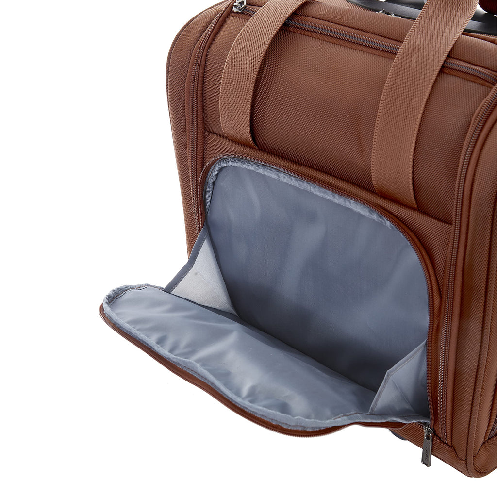 TPRC Smart Purple Underseat Carry-On with USB Port -  by Handbags Specialist Headquarter | Available at Handbags Specialist Headquarter