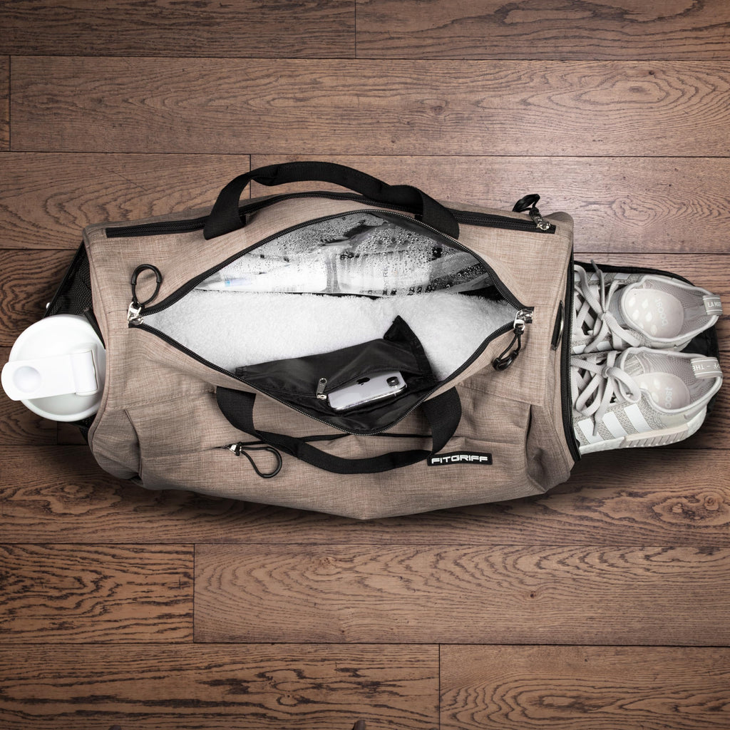 Fitgriff® Gym Bag with Shoe & Wet Compartment