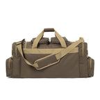 K-Cliffs Heavy Duty Tactical Range Duffel Quality Gear Travel Sports Gym Equipment Bag Military Molle Lockable Zippers with US Flag Patch 27 Inch Black – ##variant## 