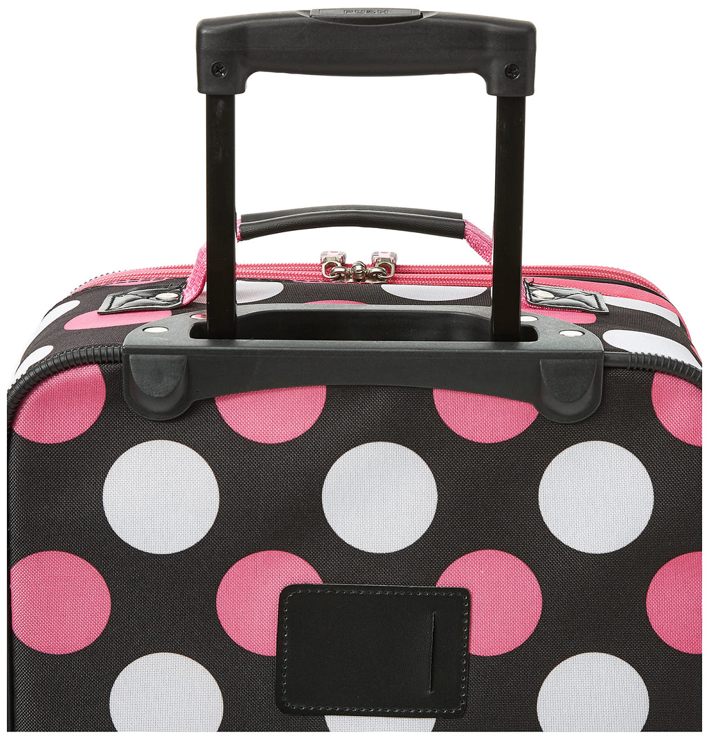 Rockland Expandable Dot Luggage Set - 2 Piece -  by Handbags Specialist Headquarter | Available at Handbags Specialist Headquarter