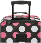 Rockland Expandable Dot Luggage Set - 2 Piece -  by Handbags Specialist Headquarter | Available at Handbags Specialist Headquarter