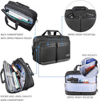 KROSER Expandable 17 Water-Repellent Laptop Briefcase