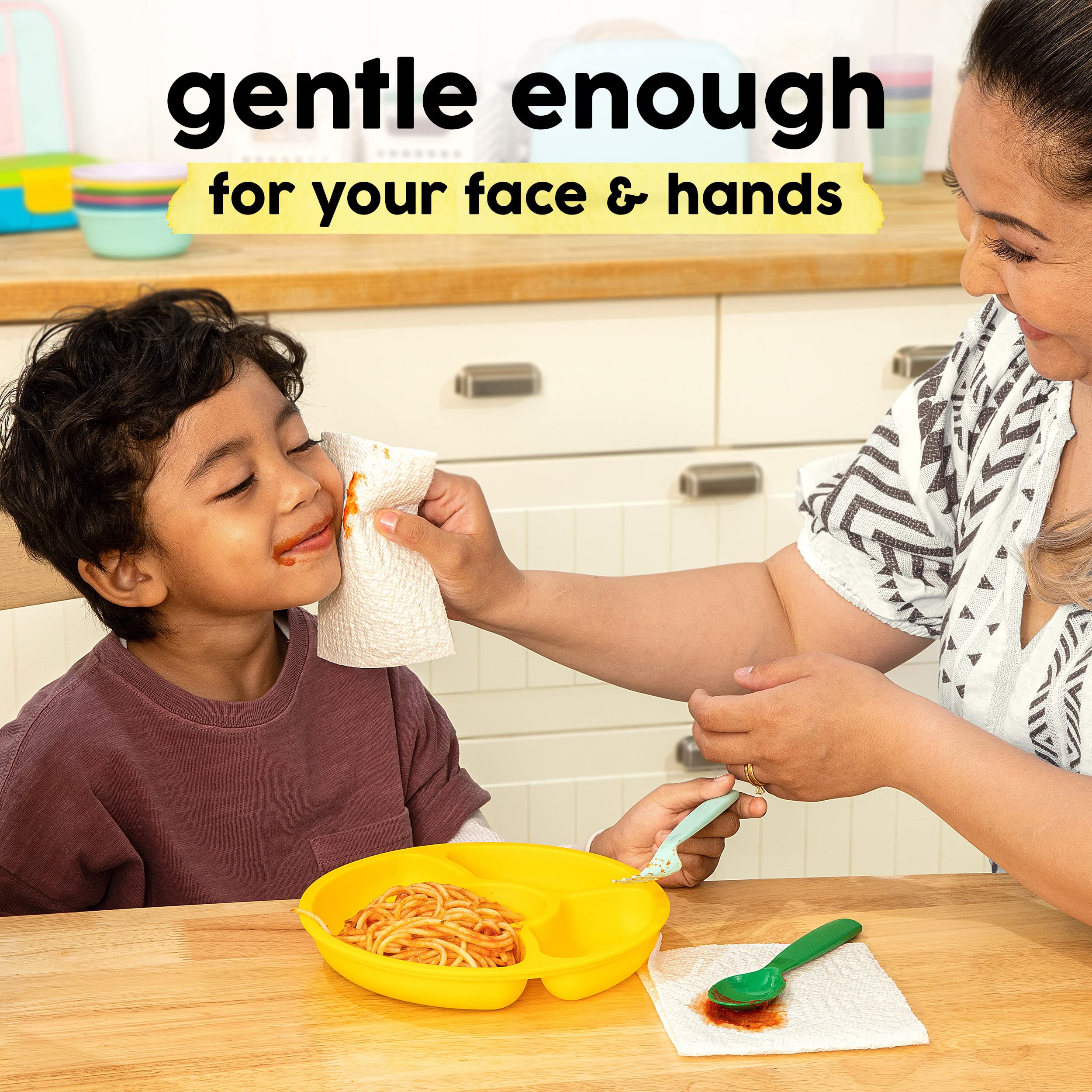 QuickClean Triple White Towels - 6 Roll Equivalent -  by Handbags Specialist Headquarter | Available at Handbags Specialist Headquarter