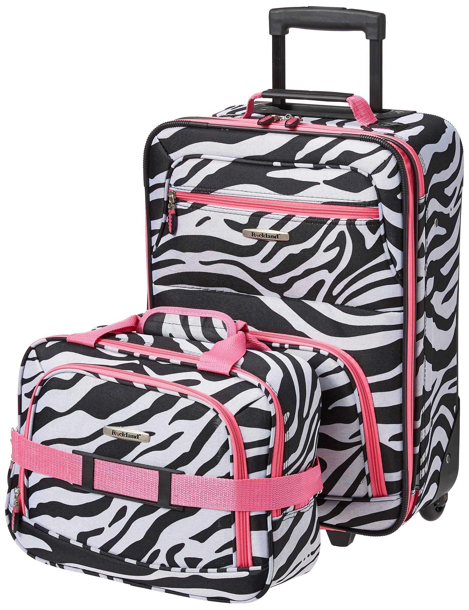 Rockland Expandable Dot Luggage Set - 2 Piece -  by Handbags Specialist Headquarter | Available at Handbags Specialist Headquarter