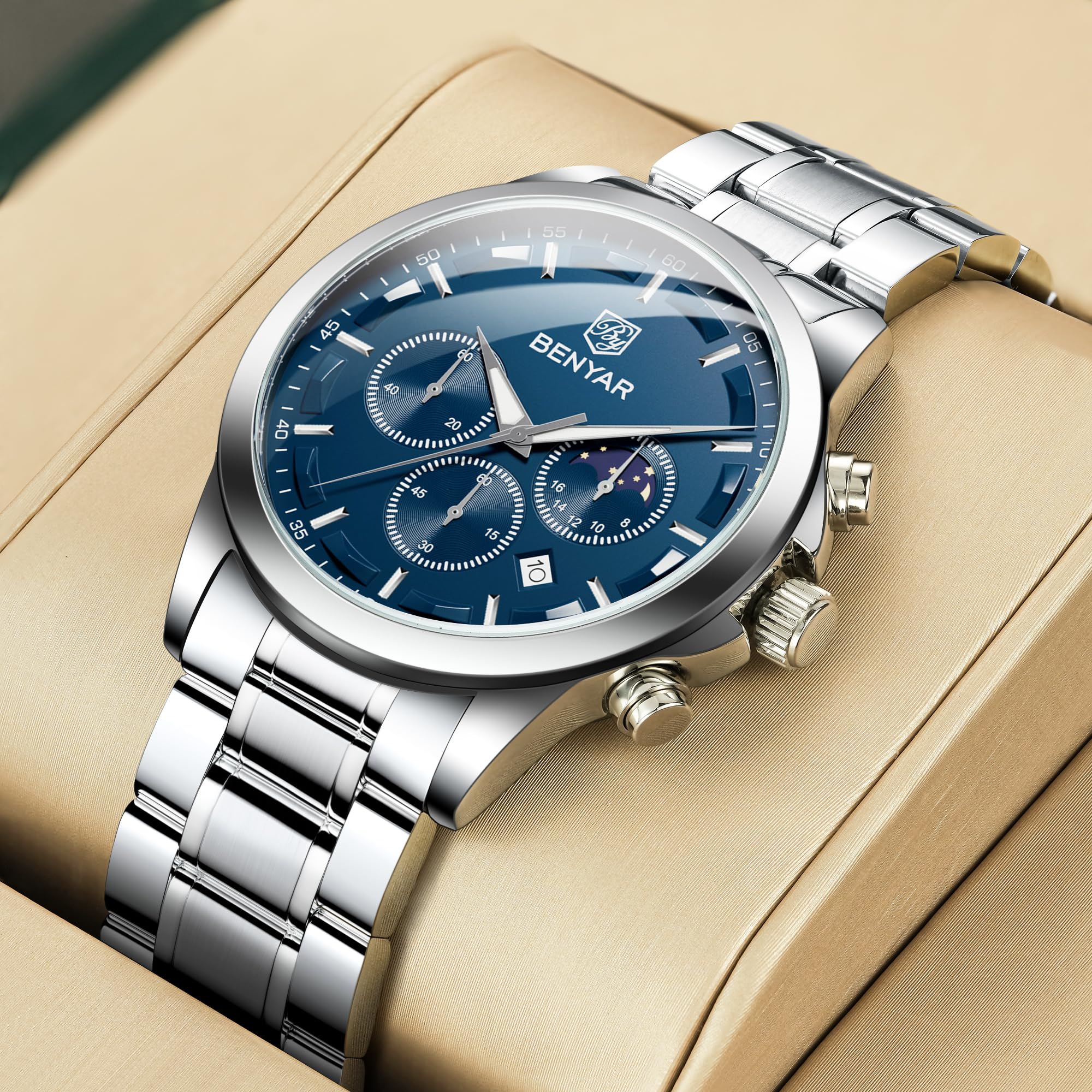 Benyar ChronoPro: Men's Quartz Fashion Watch