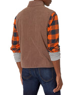 PolarZip Men's Fleece Vest – Big & Tall by Essentials