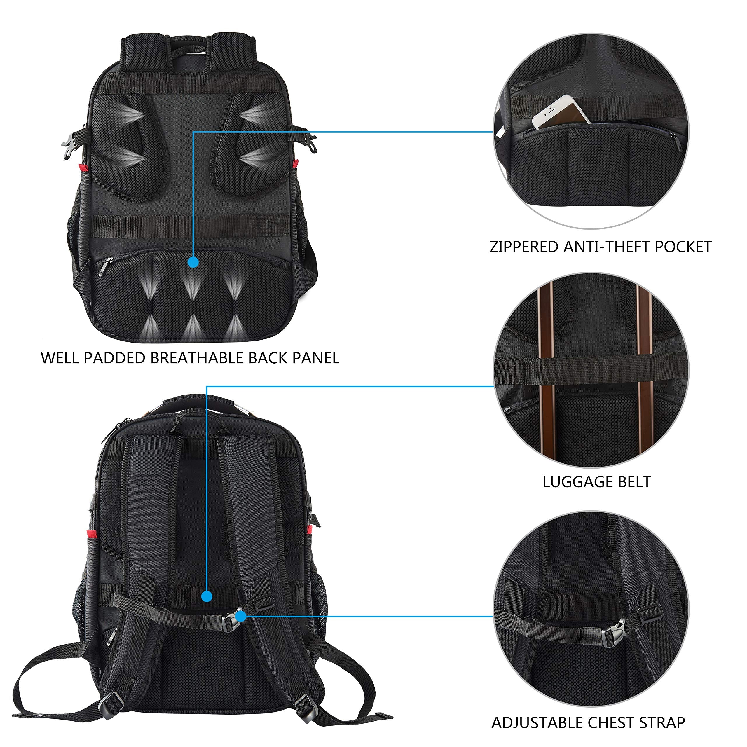 KROSER XL Shield Backpack - RFID & Water-Repellent - Backpack Bags by Handbags Specialist Headquarter | Available at Handbags Specialist Headquarter