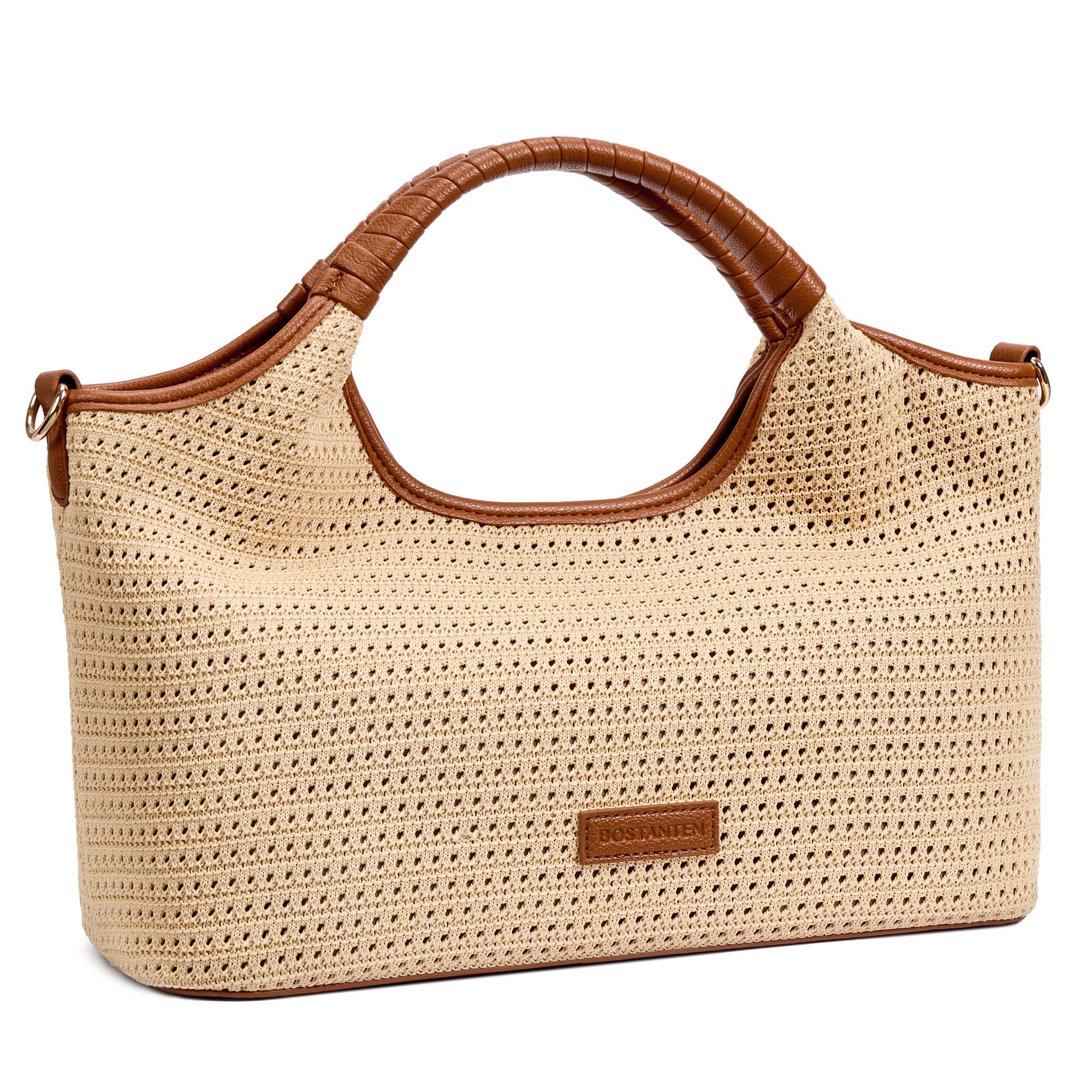 BOSTANTEN Leather Satchel Crossbody Handbag for Women