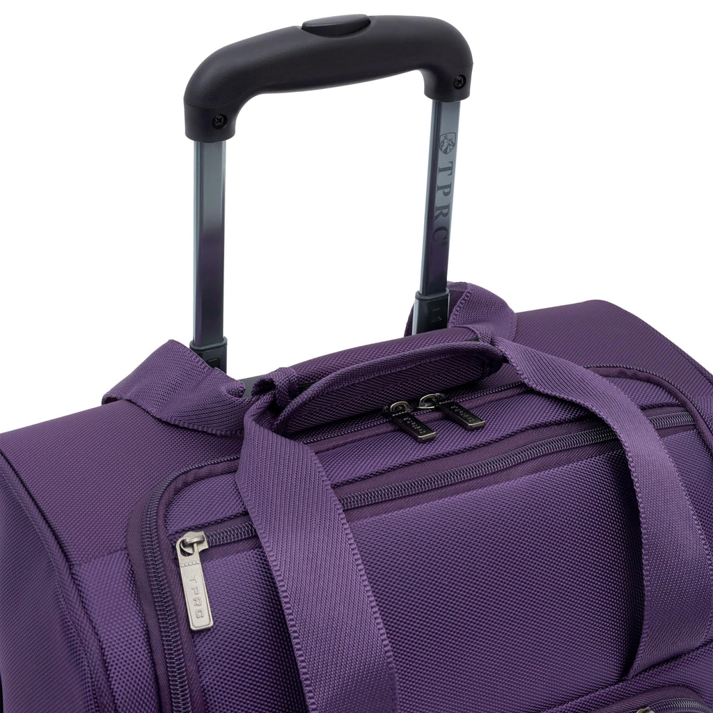 TPRC Smart Purple Underseat Carry-On with USB Port -  by Handbags Specialist Headquarter | Available at Handbags Specialist Headquarter