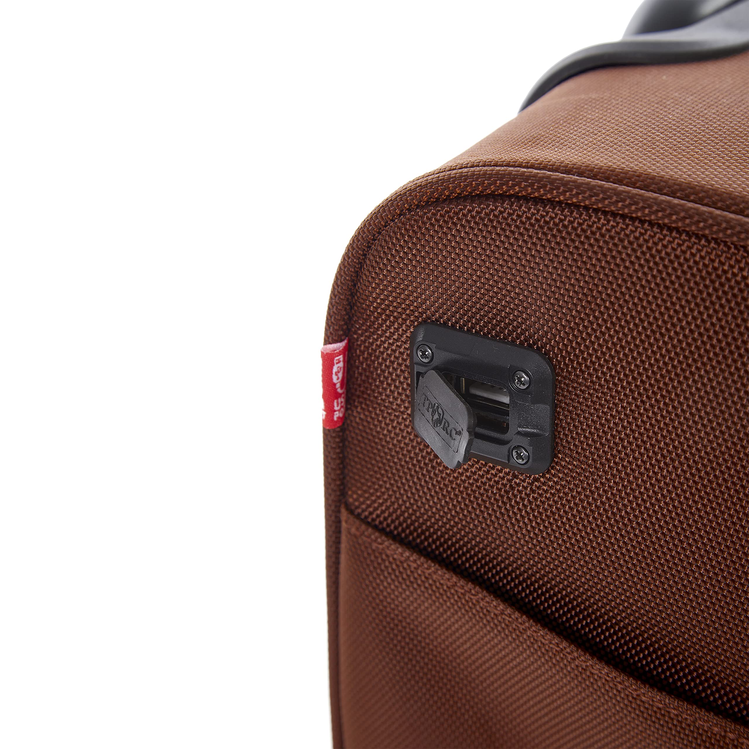 TPRC Smart Purple Underseat Carry-On with USB Port -  by Handbags Specialist Headquarter | Available at Handbags Specialist Headquarter