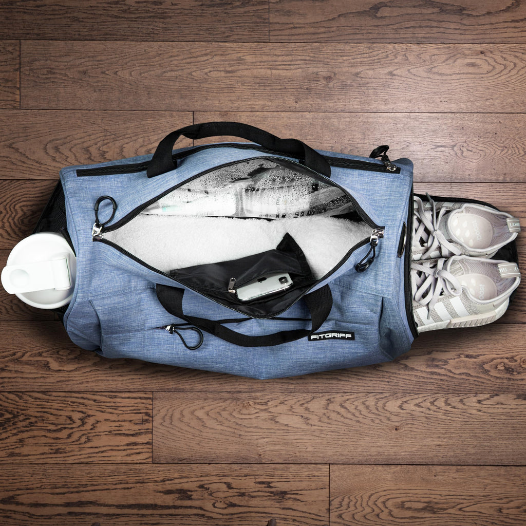 Fitgriff® Gym Bag with Shoe & Wet Compartment