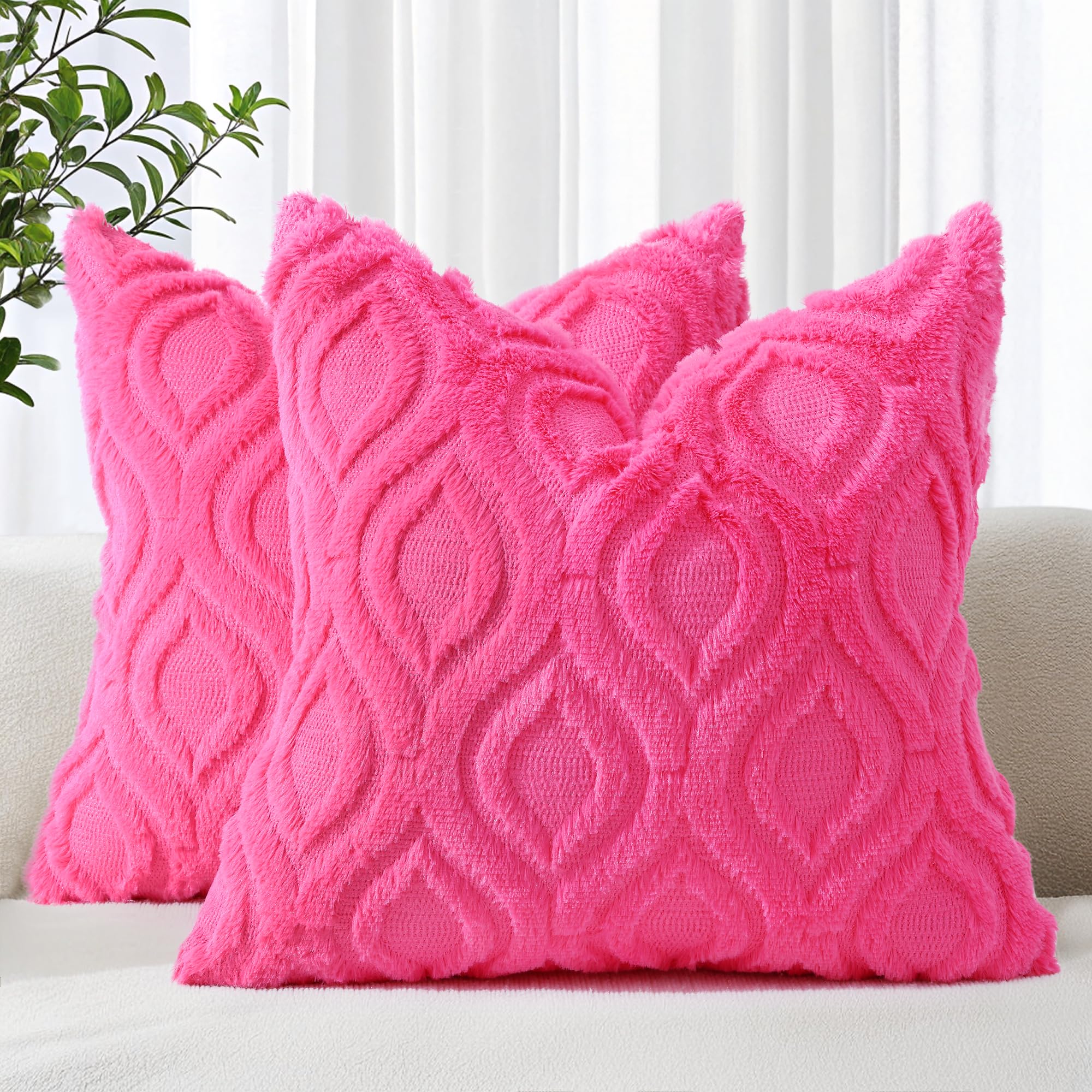 Farmhouse Faux Wool Pillow Covers - Decor by Handbags Specialist Headquarter | Available at Handbags Specialist Headquarter