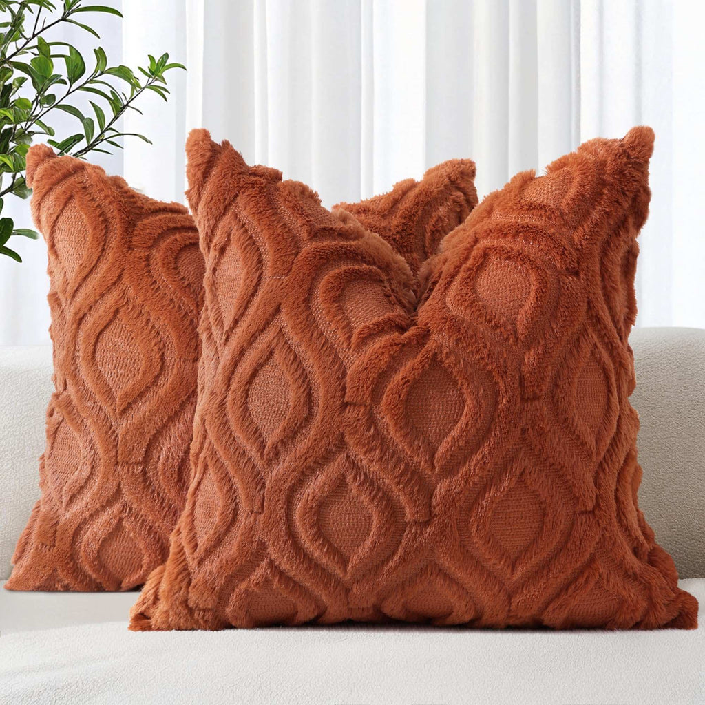 Farmhouse Faux Wool Pillow Covers - Decor by Handbags Specialist Headquarter | Available at Handbags Specialist Headquarter