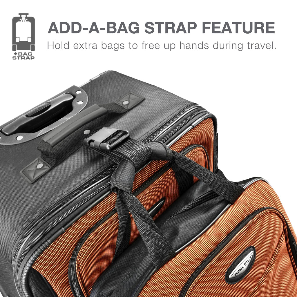 Travel Select Amsterdam 4-Pc Expandable Luggage Set -  by Handbags Specialist Headquarter | Available at Handbags Specialist Headquarter