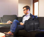 KROSER Laptop Bag up to 17.3 Expandable - Black
