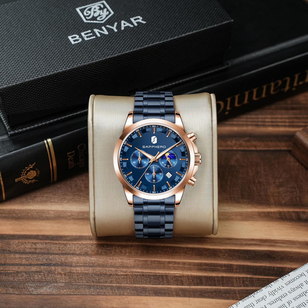Benyar ChronoPro: Men's Quartz Fashion Watch