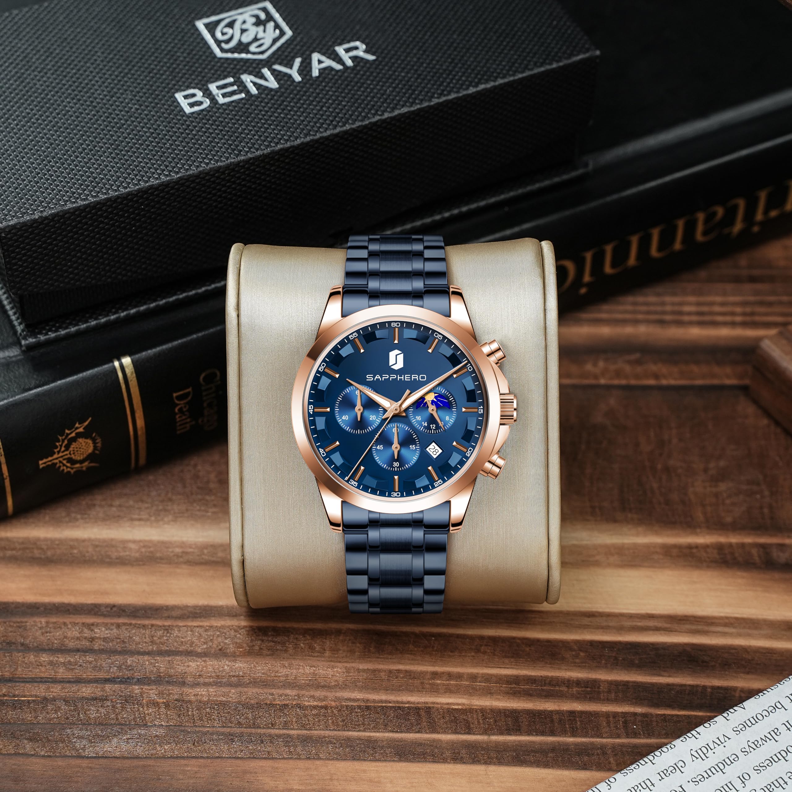 Benyar ChronoPro: Men's Quartz Fashion Watch