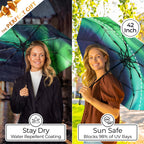 TUMELLA Elite Windproof Travel Umbrella -  by Handbags Specialist Headquarter | Available at Handbags Specialist Headquarter