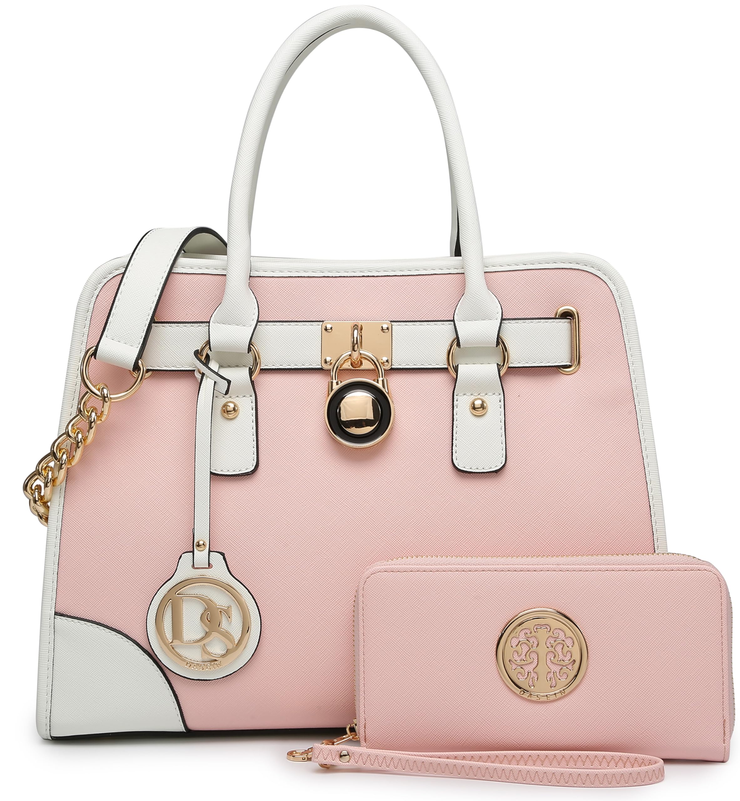 Dasein Women’s 2pcs Satchel & Shoulder Bag Set