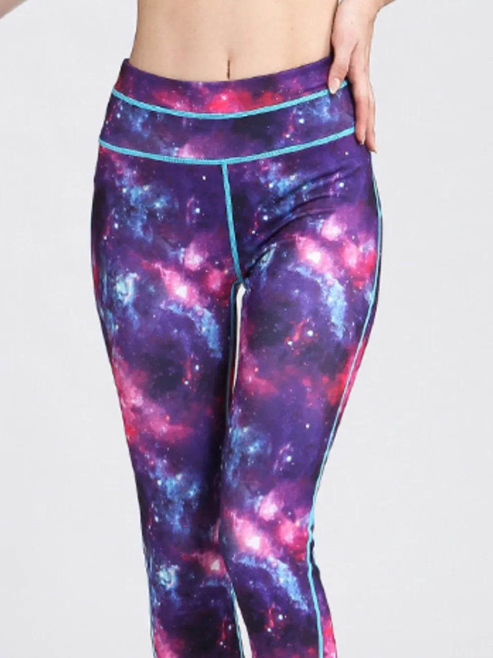 Printed Active High Waist Leggings - Leggings by Trendsi | Available at Handbags Specialist Headquarter