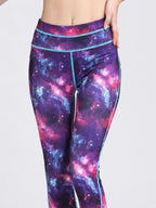 Printed Active High Waist Leggings - Leggings by Trendsi | Available at Handbags Specialist Headquarter
