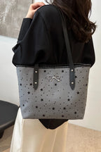 Bow Trim Polyester Tote Bag - Tote Bag by Trendsi | Available at Handbags Specialist Headquarter