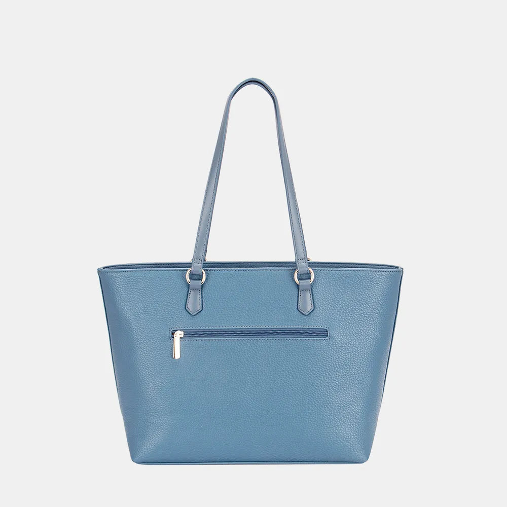 David Jones PU Leather Tote Bag - Tote Bag by Trendsi | Available at Handbags Specialist Headquarter