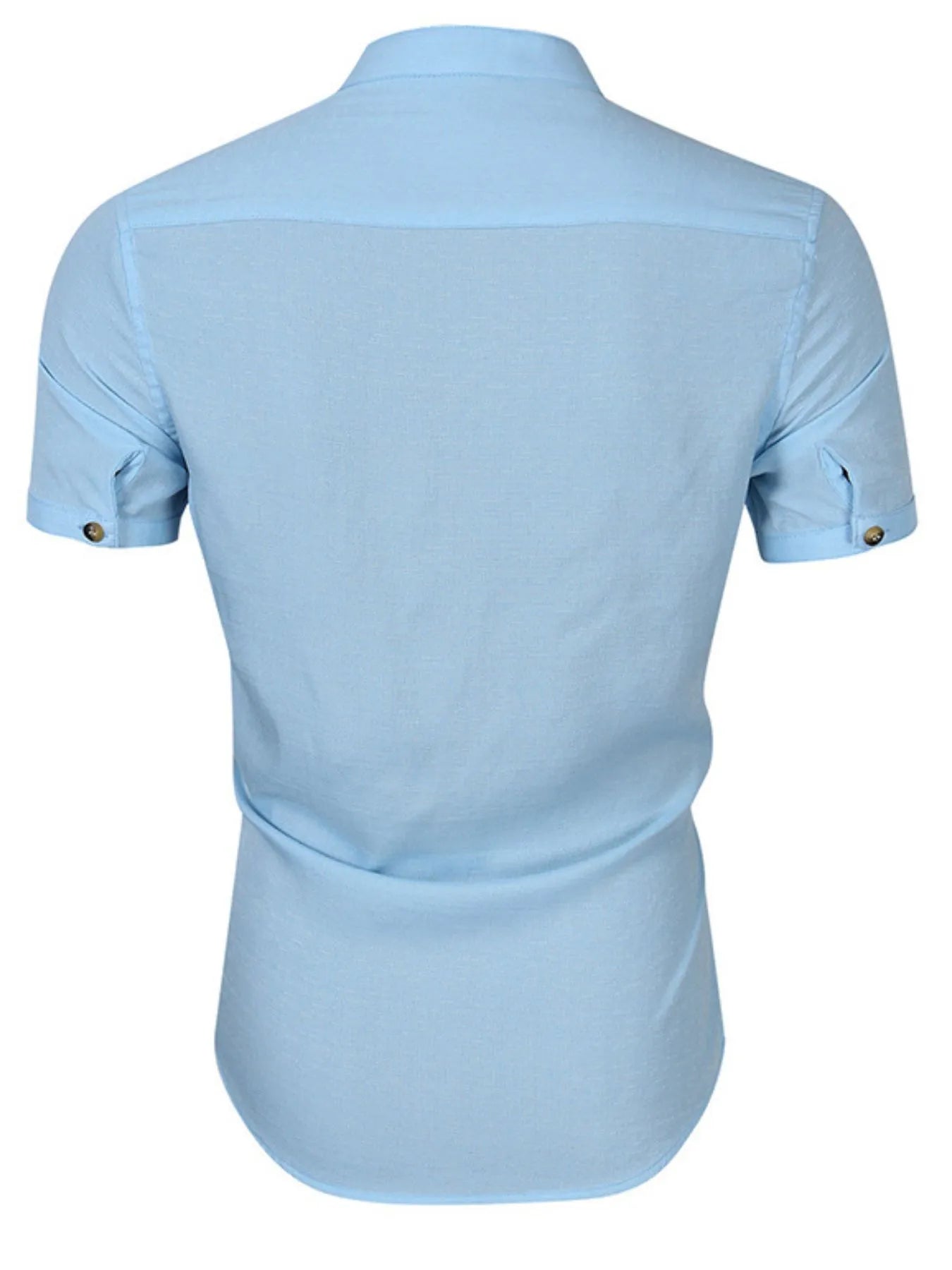 Men's Collar Neck Short Sleeve Polo Shirt - Men's Polo shirt by Trendsi | Available at Handbags Specialist Headquarter