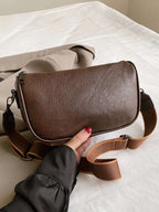 PU Leather Fringe Studded Crossbody Bag - Crossbody Bag by Trendsi | Available at Handbags Specialist Headquarter