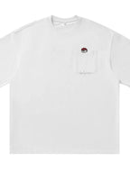 Men's Plus Size Round Neck Embroidered T-Shirt - Men's T-Shirt by Trendsi | Available at Handbags Specialist Headquarter