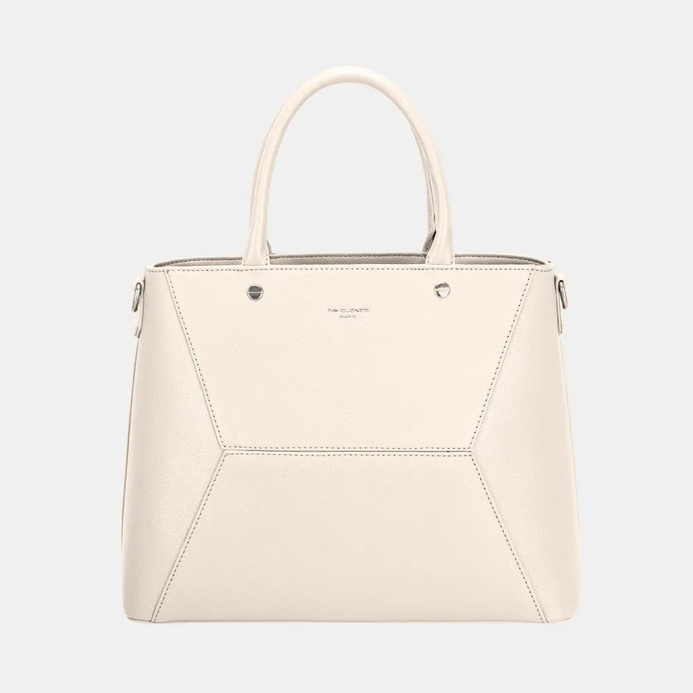 David Jones PU Leather Handbag - Tote Bag by Trendsi | Available at Handbags Specialist Headquarter