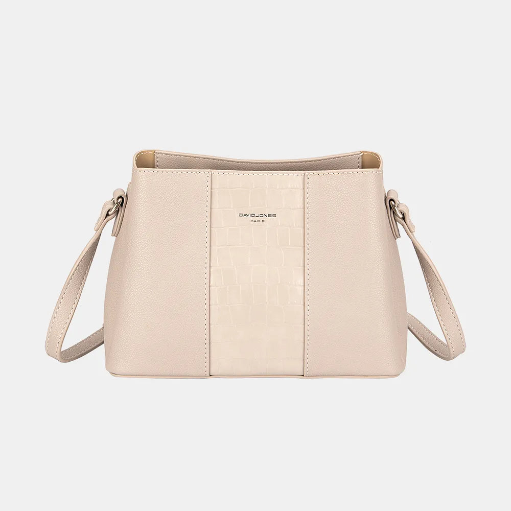 David Jones PU Leather Crossbody Bag - Crossbody Bag by Trendsi | Available at Handbags Specialist Headquarter