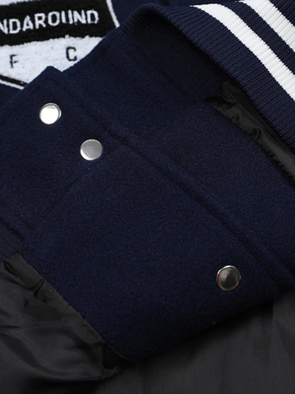 Men's Baseball Bomber Jacket with Patches - Men's jackets by Trendsi | Available at Handbags Specialist Headquarter