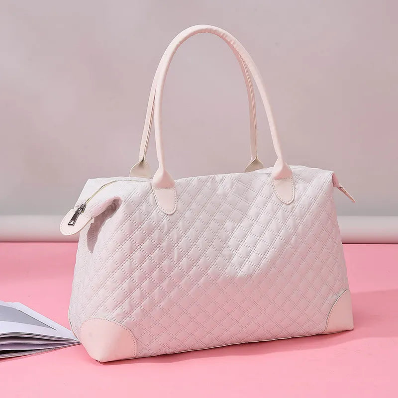 Large Oxford Travel Bag - travel-bag by Trendsi | Available at Handbags Specialist Headquarter