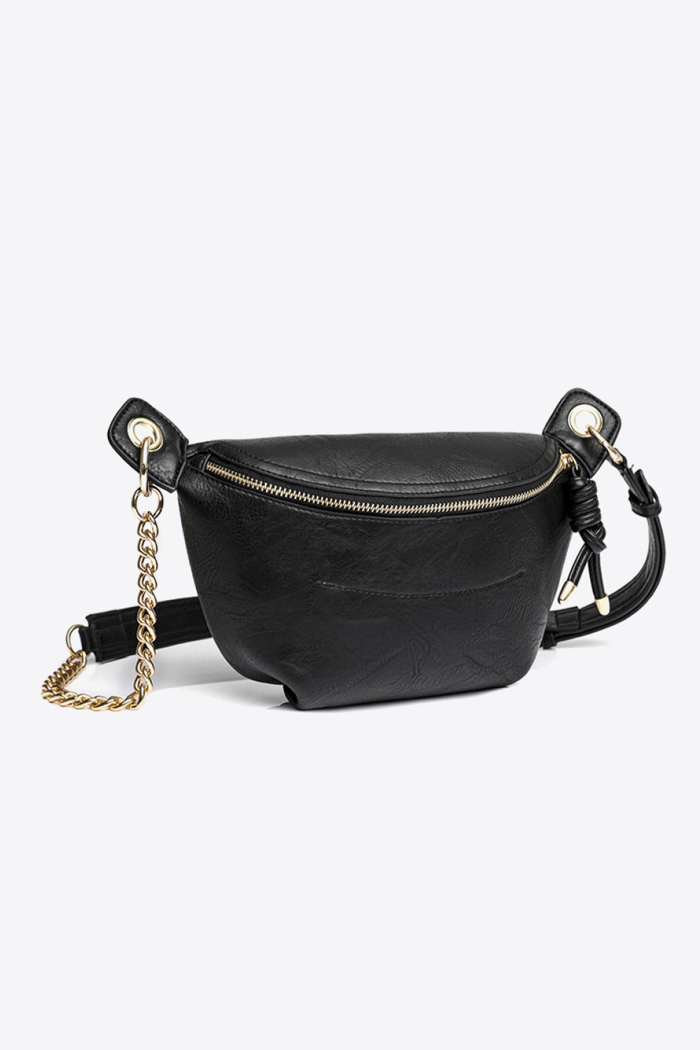 PU Leather Chain Strap Crossbody Bag - Crossbody Bag by Trendsi | Available at Handbags Specialist Headquarter