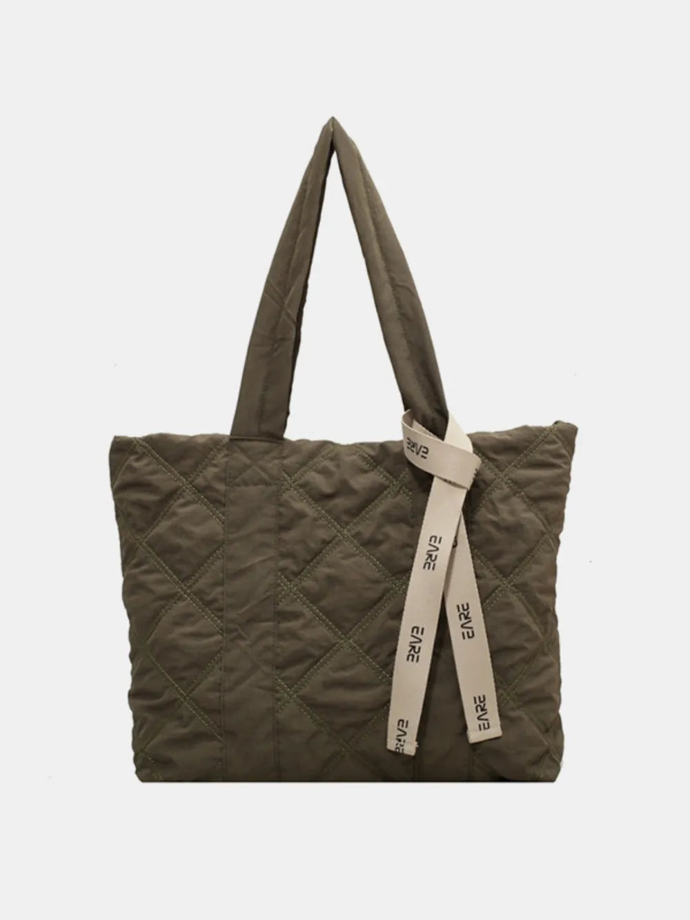 Quilted Nylon Large Tote Bag - Tote Bag by Trendsi | Available at Handbags Specialist Headquarter